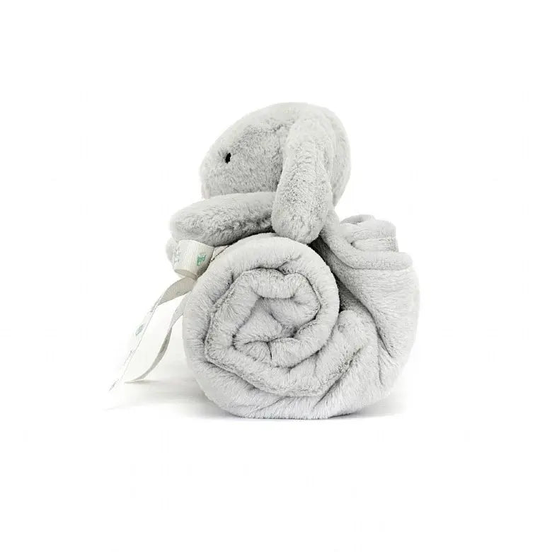 Couverture Peluche, Lapin Bashful Gris