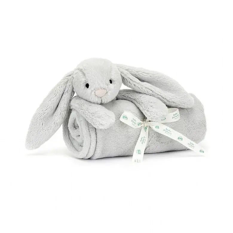 Couverture Peluche, Lapin Bashful Gris