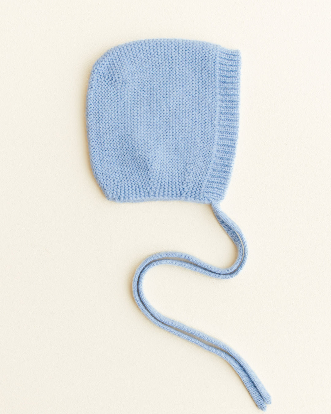 Hvid Knitwear - Bonnet Dolly en Laine Mérinos, Bleu Ciel, 1-3 mois