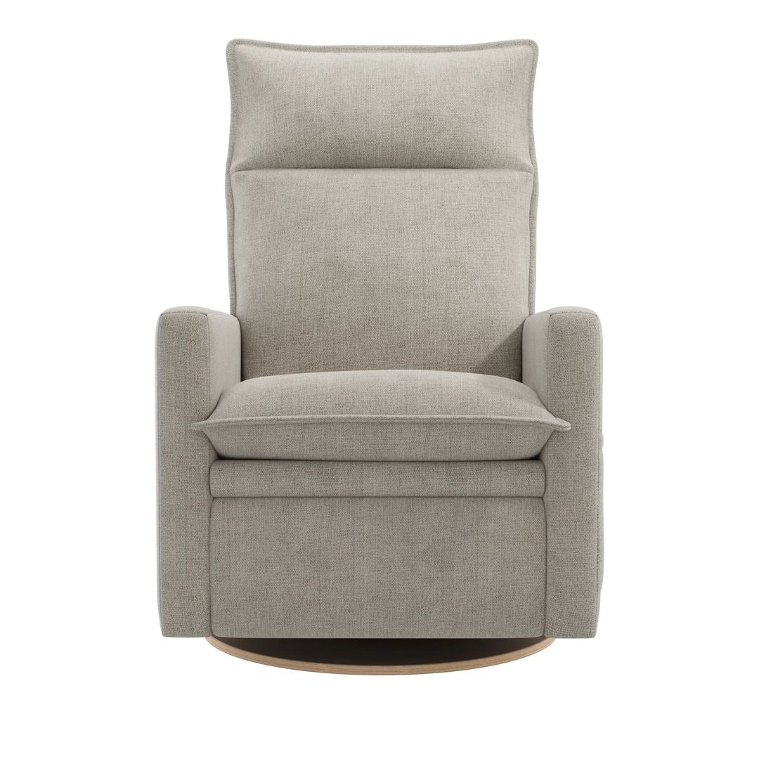 Arya Motorized Reclining Swivel Armchair, Breather Driftwood