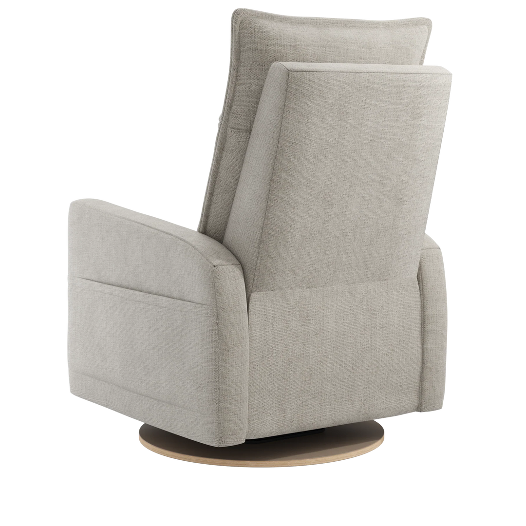 Arya Motorized Reclining Swivel Armchair, Breather Driftwood