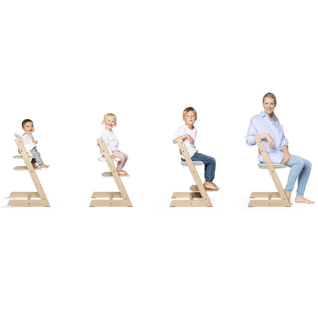 Stokke Tripp Trapp - Chaise Haute 2 avec Ensemble pour Nouveau-né, Naturel