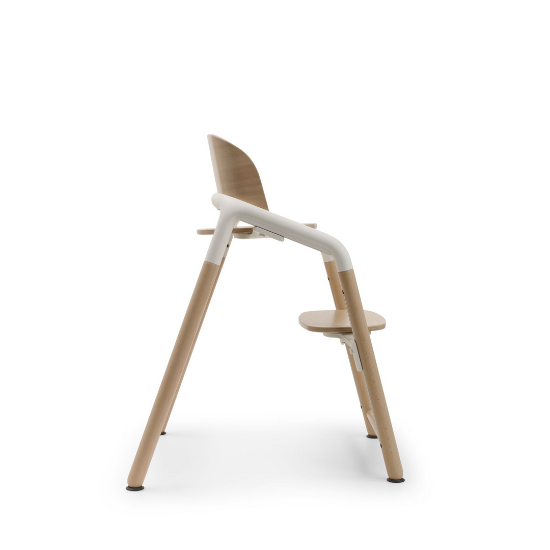 Giraffe - Complete High Chair, Neutral Wood And White