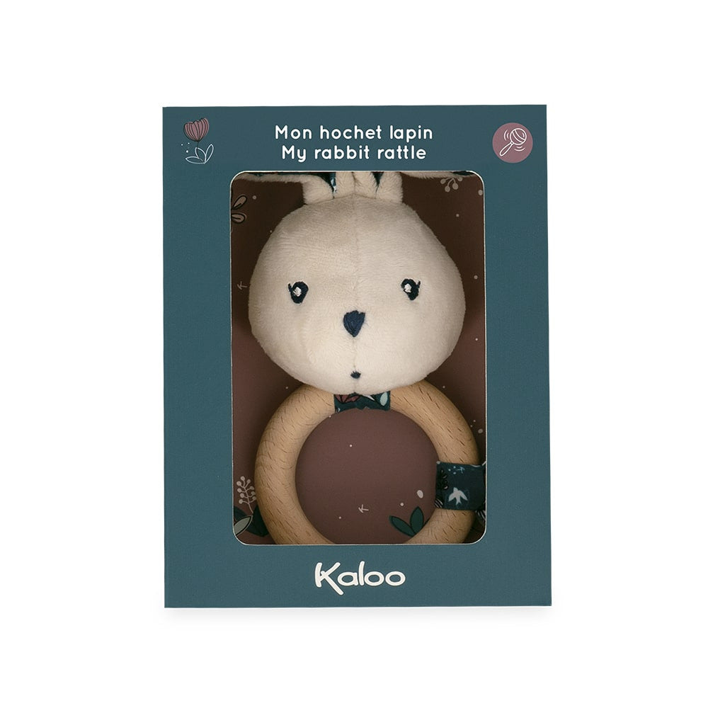 Kaloo - Teething Rattle, Bunny Nature