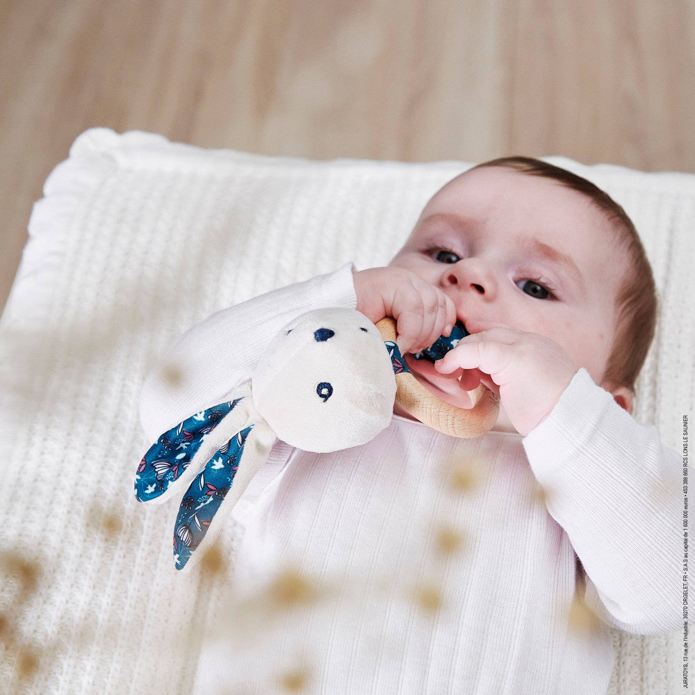 Kaloo - Teething Rattle, Bunny Nature