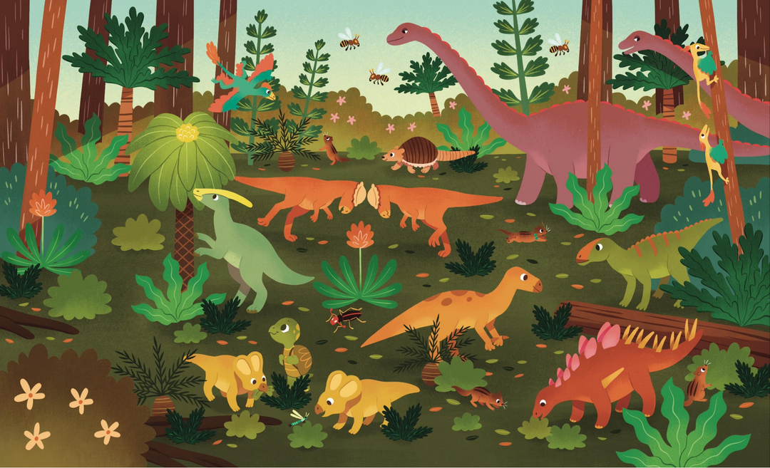 Livre Cherche et Trouve des Tout-petits, Les Dinosaures