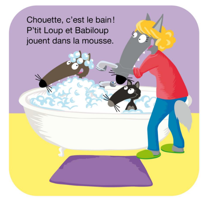 Auzou - My P'tit Loup Bath Book