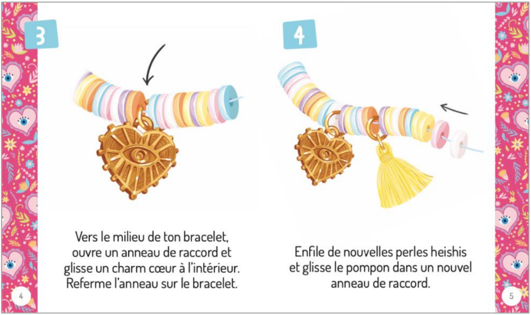 Coffret Bijoux, Mes Bracelets d'Amitié Arc-en-Ciel