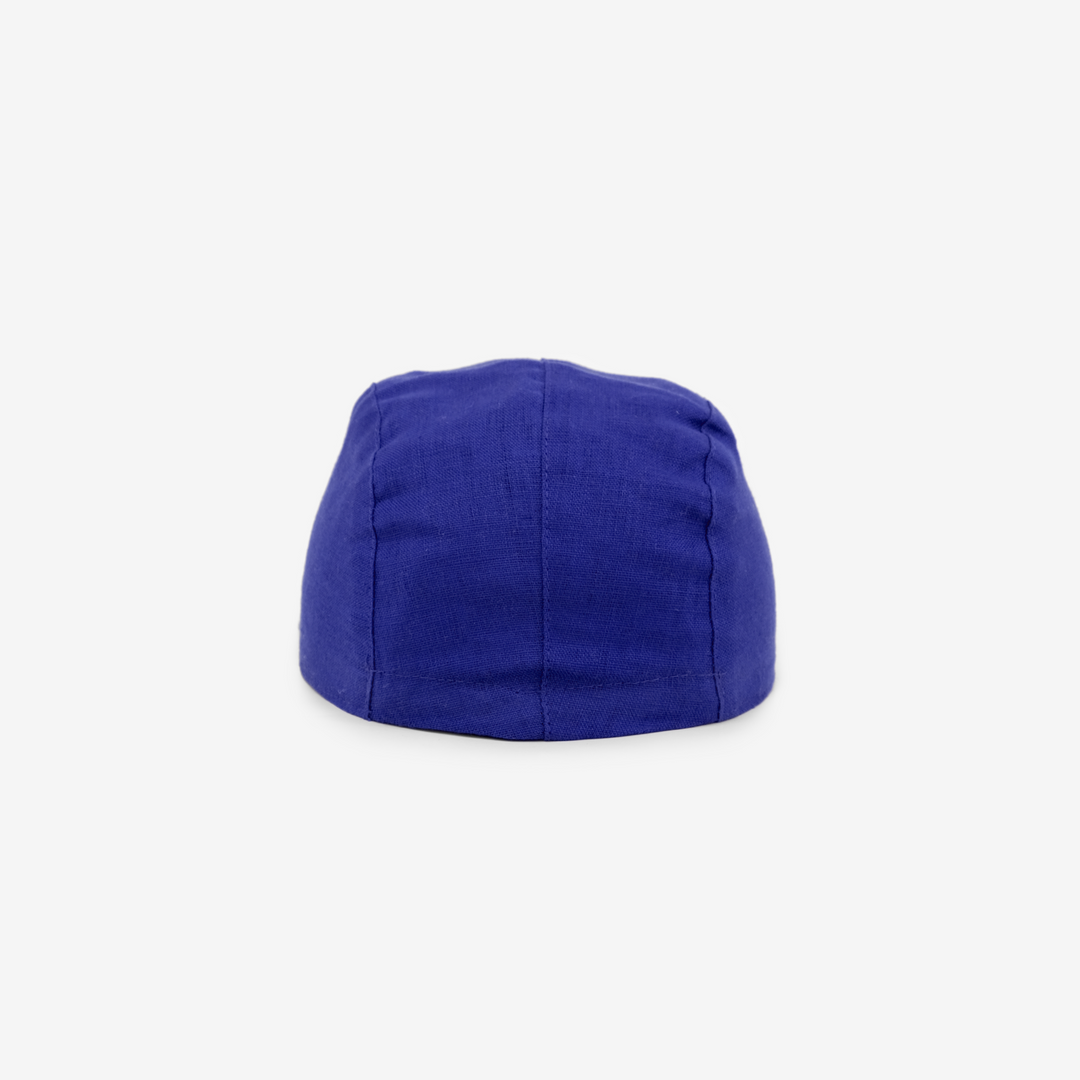 Linen Cap, Royal Blue