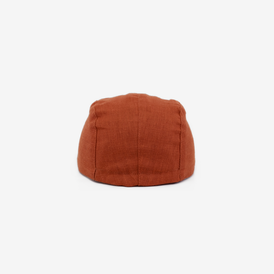 Casquette en Lin, Paprika