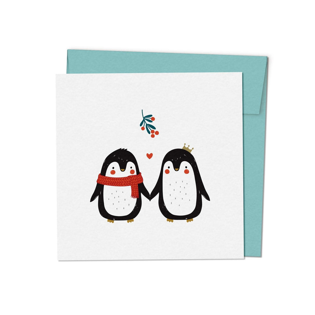 C&C - Greeting Card, Holiday Penguin