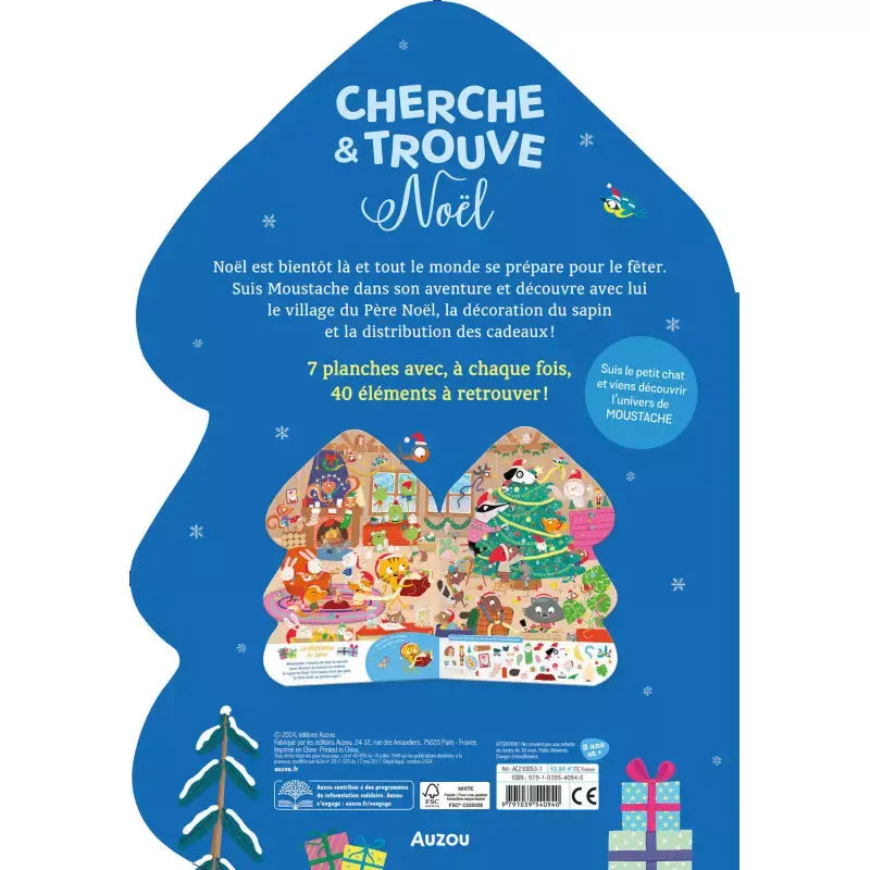 Auzou - Livre Cherche et Trouve, Noël