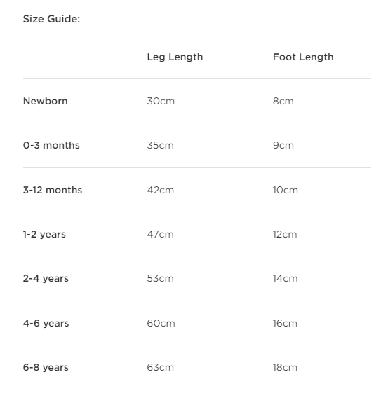 Size Chart Image