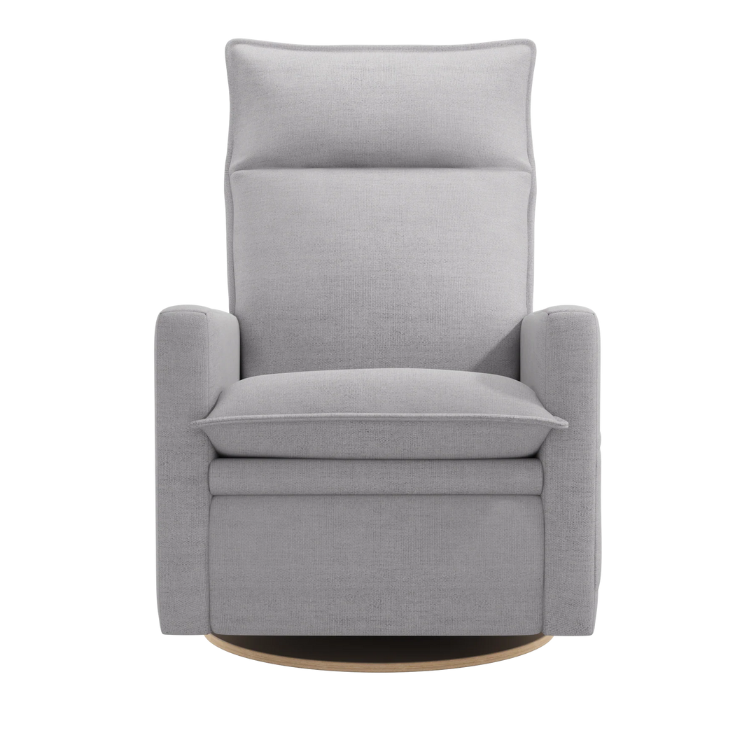 Arya Motorized Reclining Swivel Armchair, Como Dove Grey