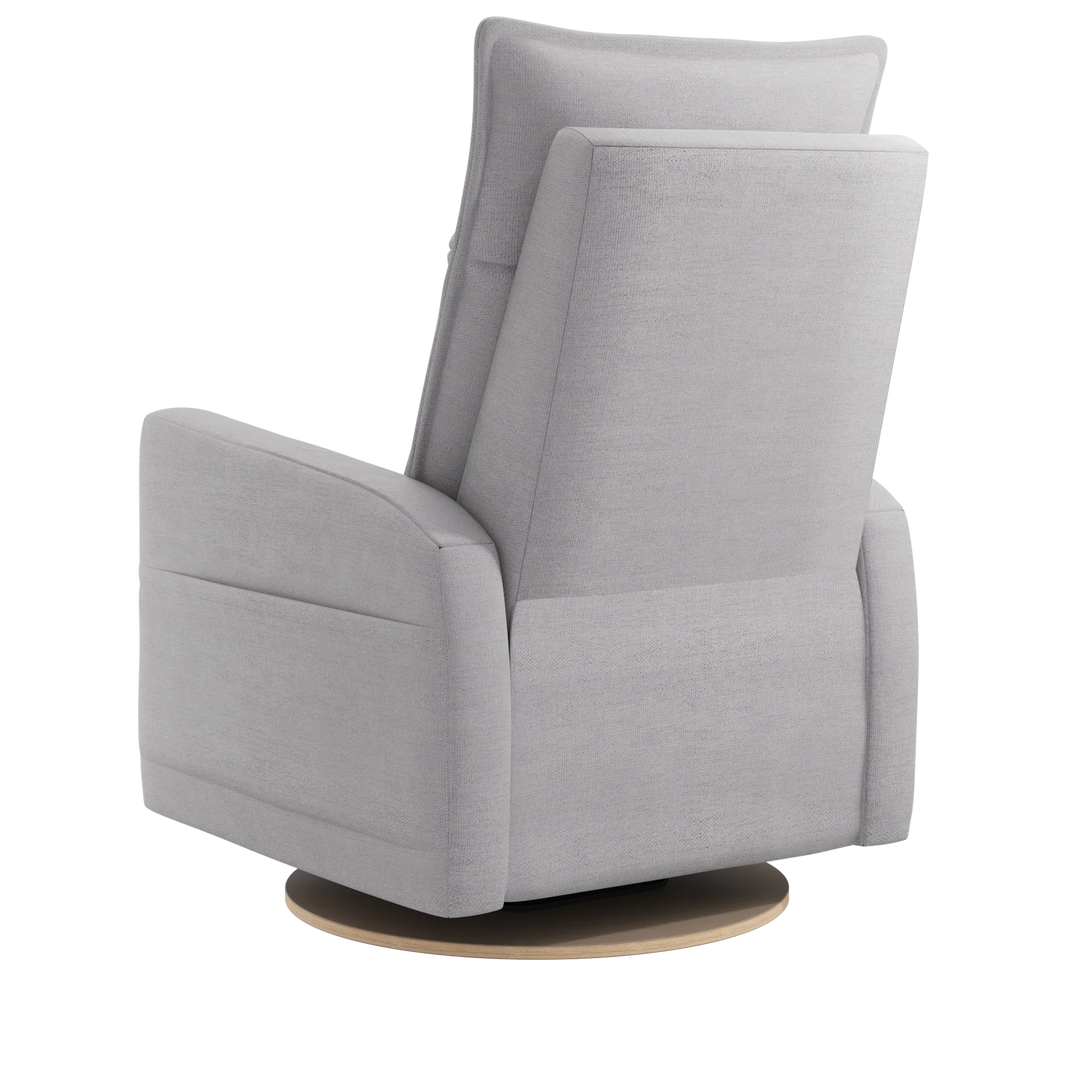 Arya Motorized Reclining Swivel Armchair, Como Dove Grey