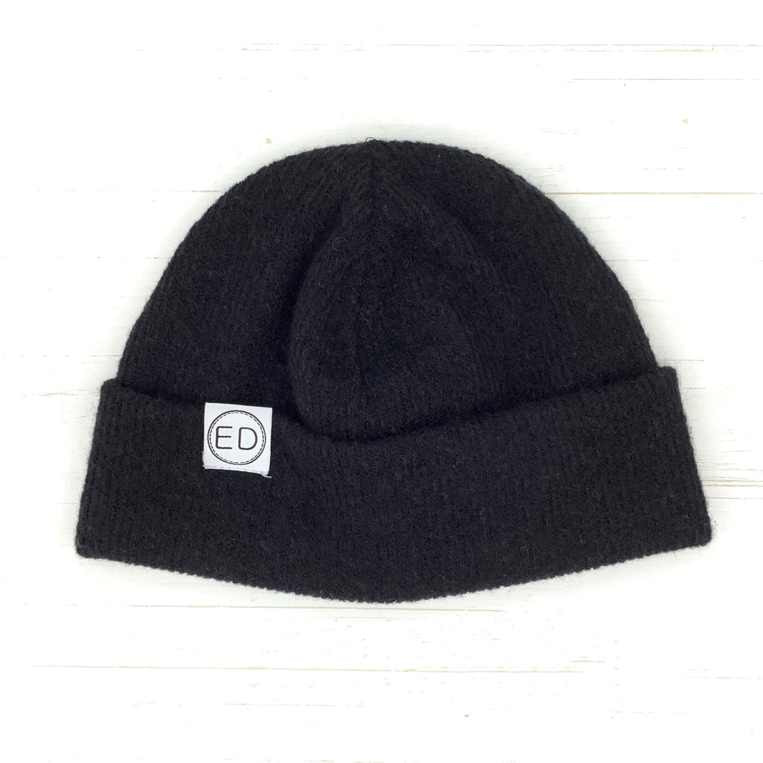 Junior Heather Hat, Black