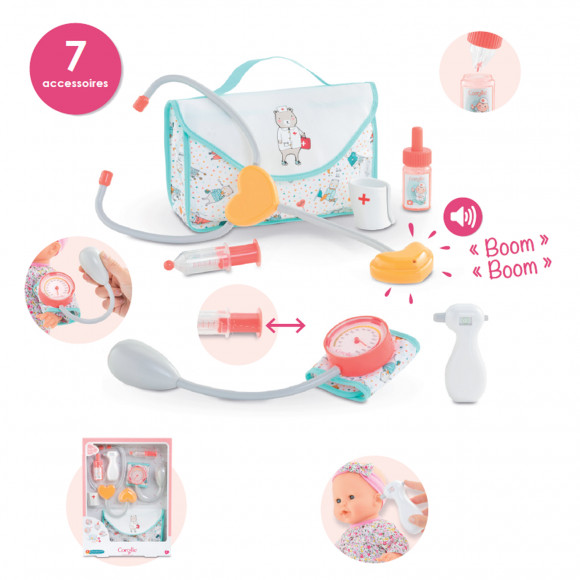 Ensemble Poupée Interactive Lila Chérie et Accessoires de Docteur