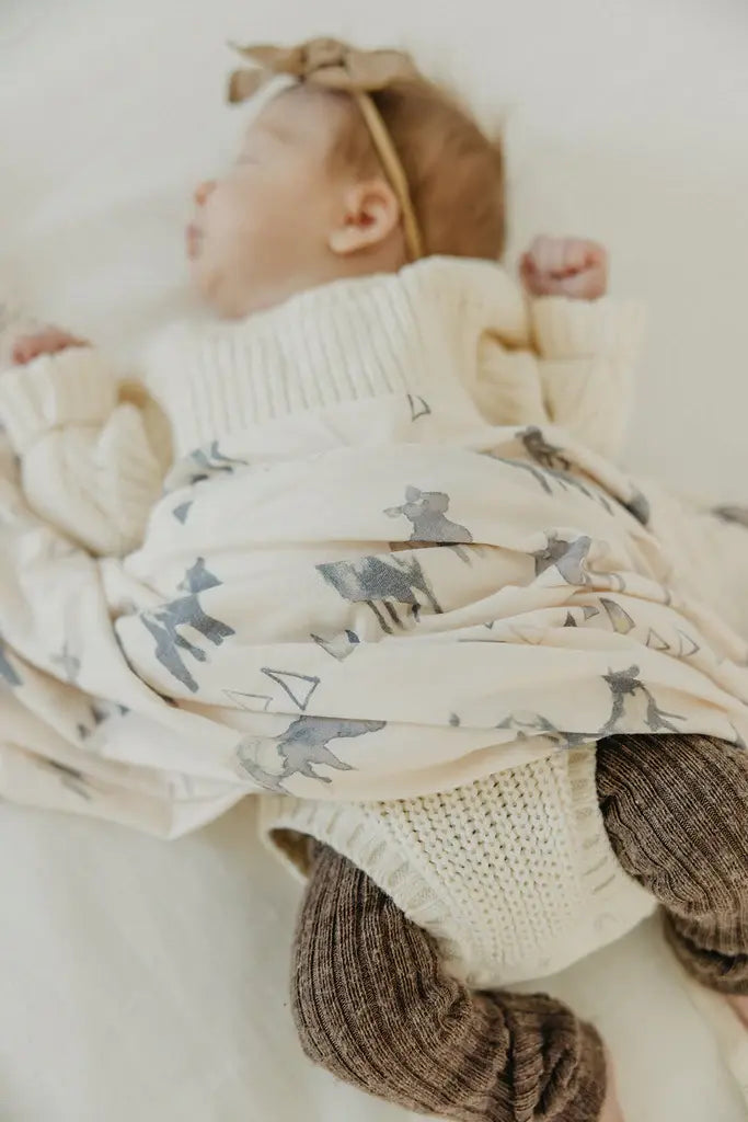 Copper Pearl - Single Knit Blanket, Beige Clay