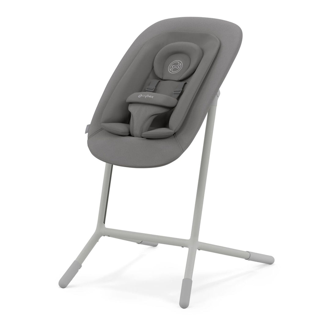 Lemo - Chaise Haute Évolutive 4-en-1, Gris Suède