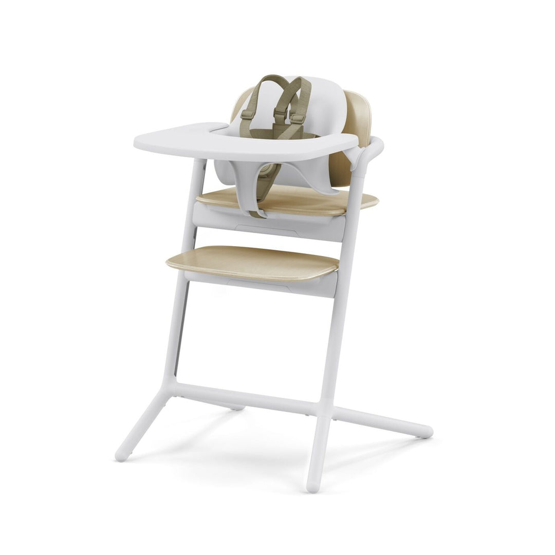 Cybex Lemo - Chaise Haute Évolutive 4-en-1, Sable Blanc