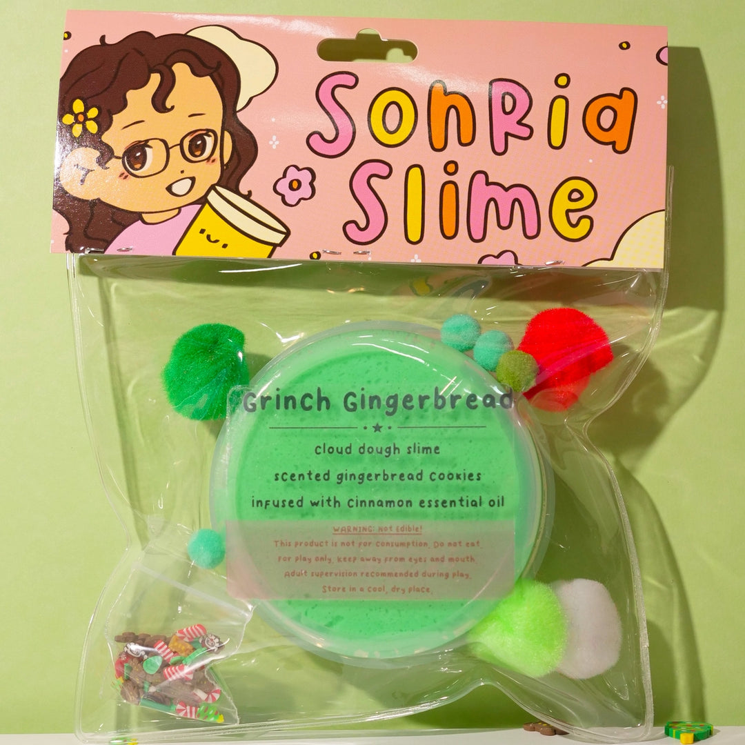 Slime Parfumée, 4oz, Biscuits en Pain d'Épices du Grincheux