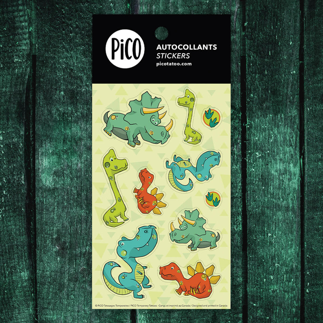 Pico Tatoo - Lot de 10 Feuilles d'Autocollants, Intrépide