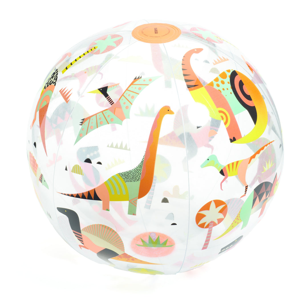 Djeco - Ball 35 cm, Dinosaurs