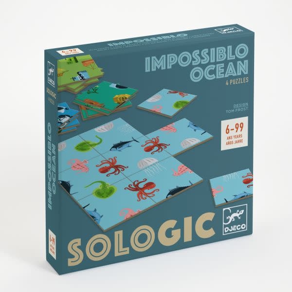 Djeco - Jeu de Logique, Sologic Impossiblo Ocean