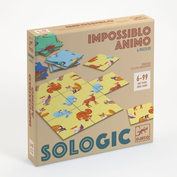 Djeco - Jeu de Logique, Sologic Impossiblo Animo