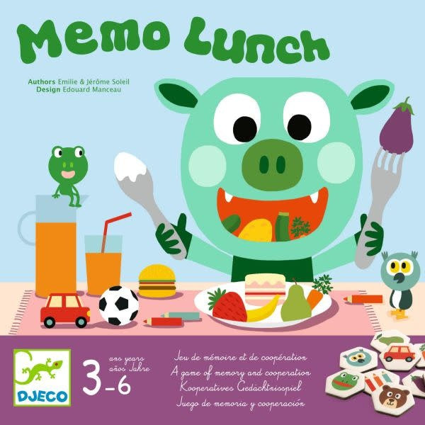 Djeco - Jeu de Mémoire, Mémo Lunch