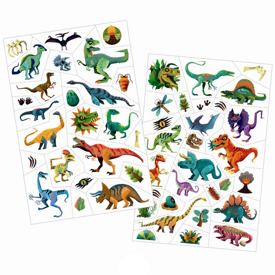 Djeco - Temporary Tattoos, Dino Club