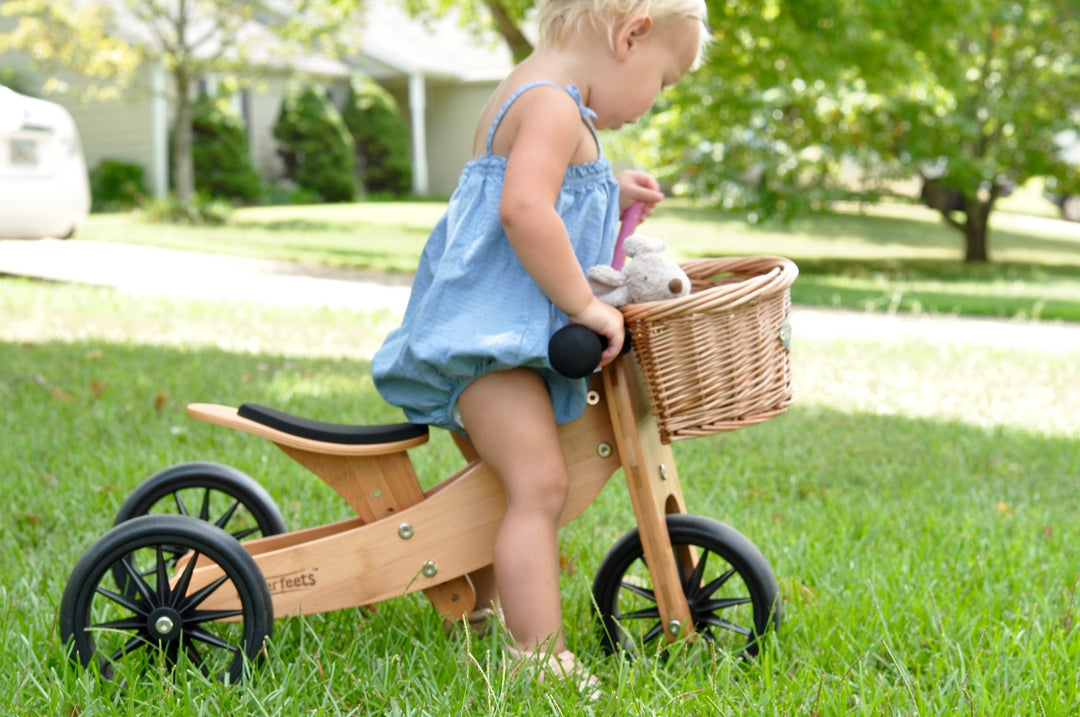 Vélo d'Équilibre Tiny Tot 2-en-1, Bambou