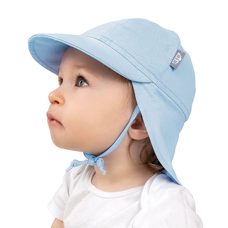 Casquette Souple pour Bébé en Coton, Bleu