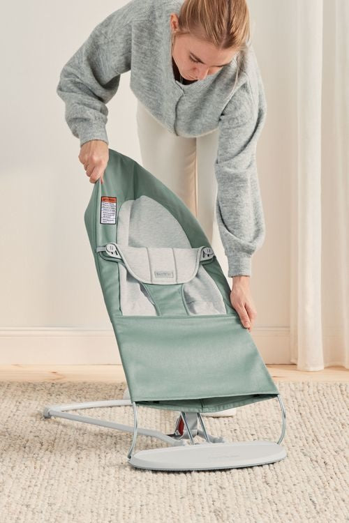 BabyBjörn - Bouncer Balance Soft, Cotton Black and Dark Grey