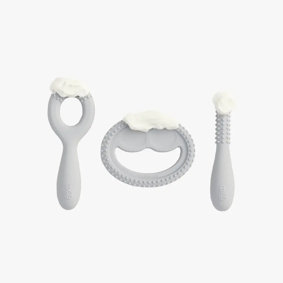 EzPz - Outils de Développement Oral pour Bébé, Gris Étain