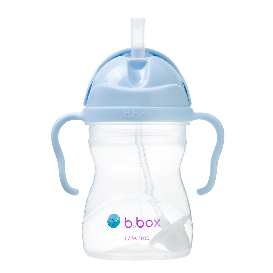 b.box - Sippy Cup with Weighted Straw, Boysenberry