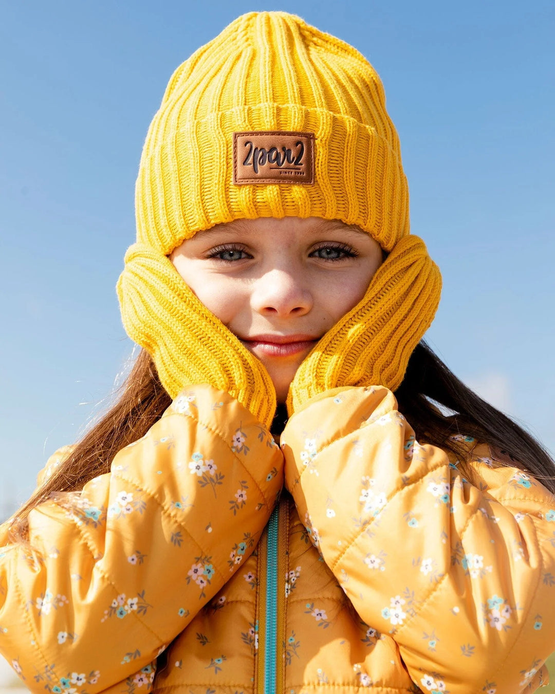 Tuque en Tricot, Jaune Minéral