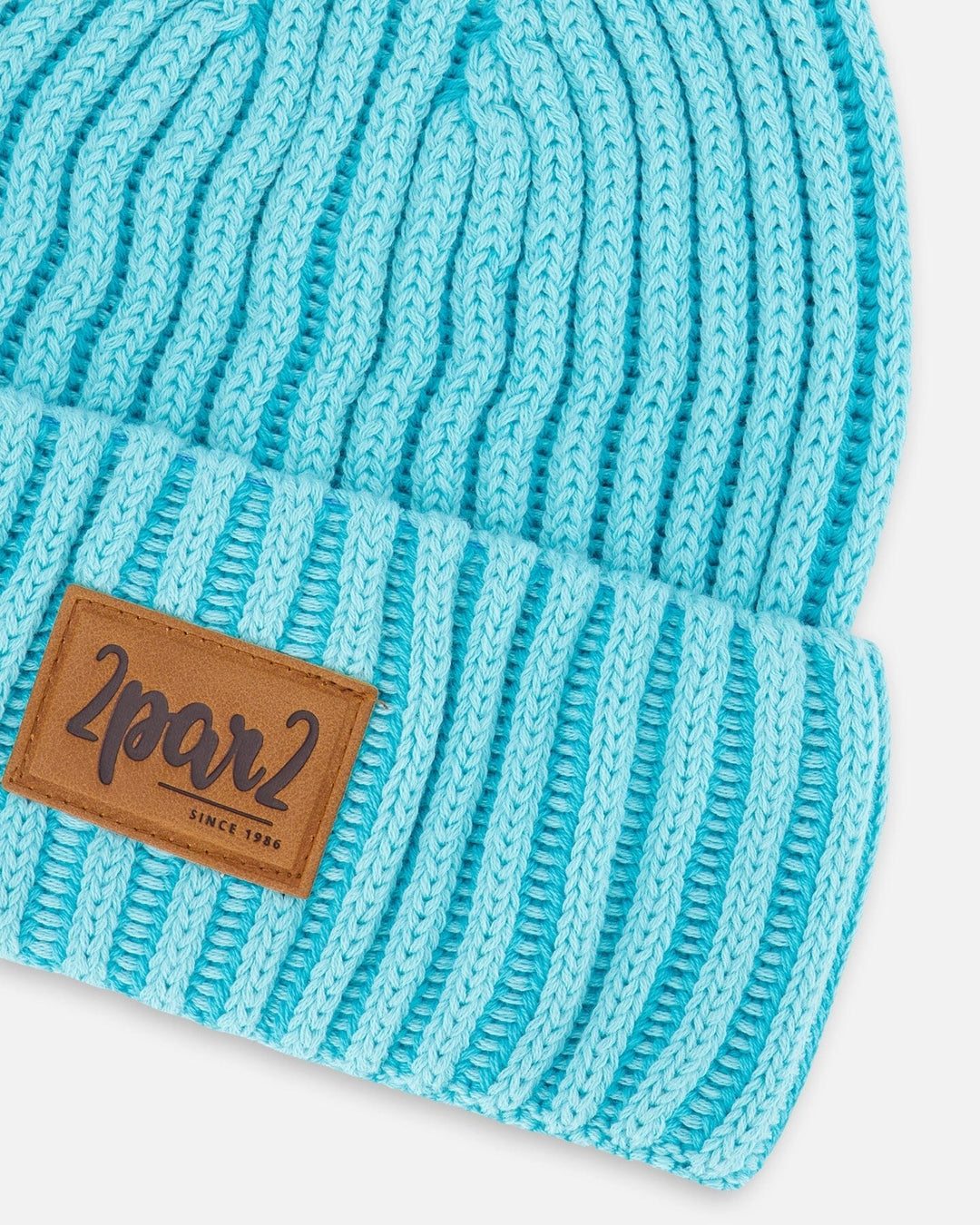 Deux par Deux - Knit Hat, Aqua Haze