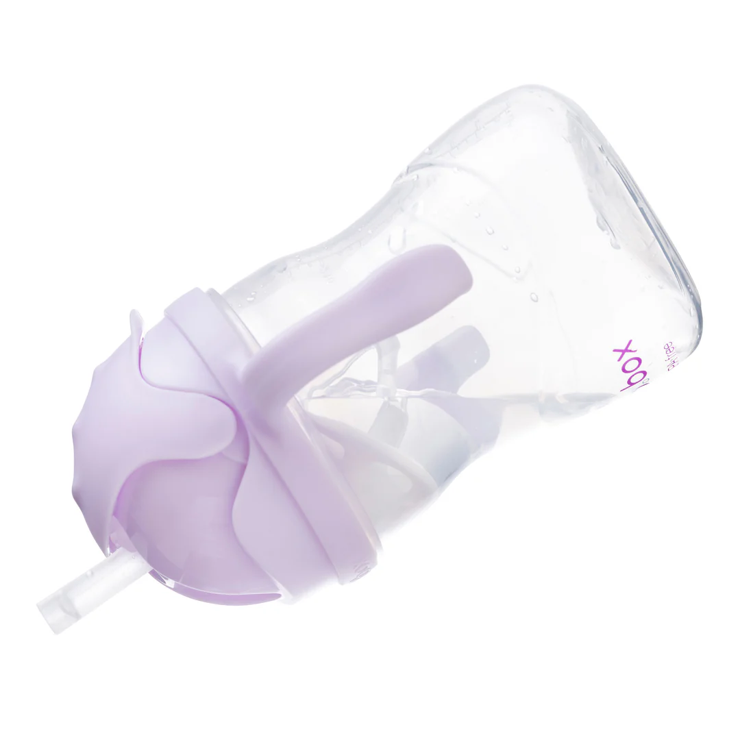 b.box - Sippy Cup with Weighted Straw, Boysenberry