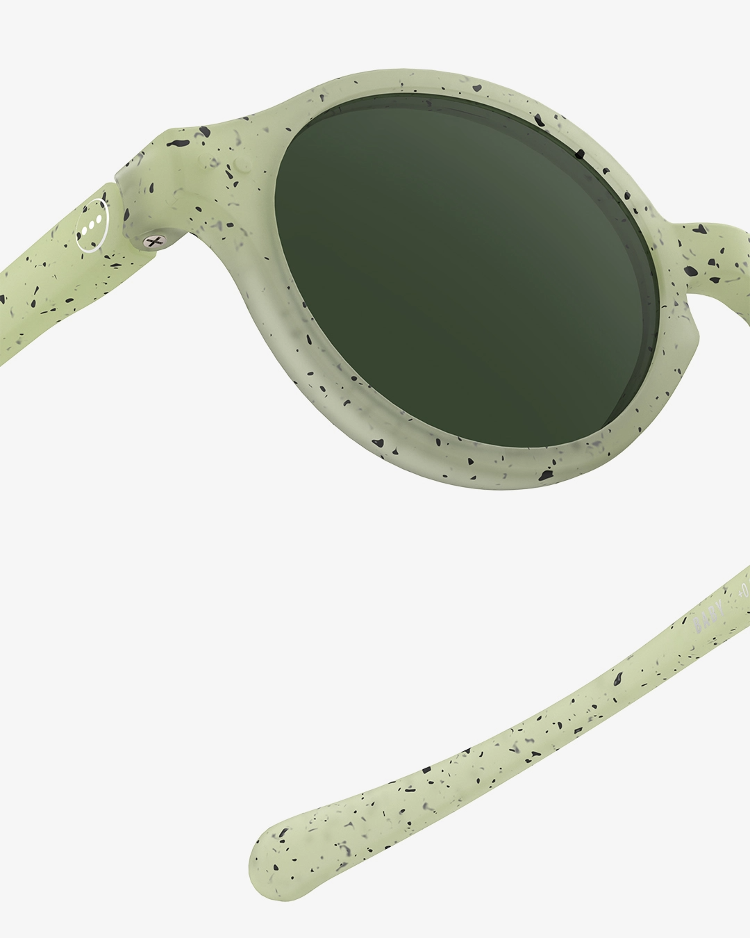 Lunettes de Soleil Bébés et Enfants, Vert Moucheté