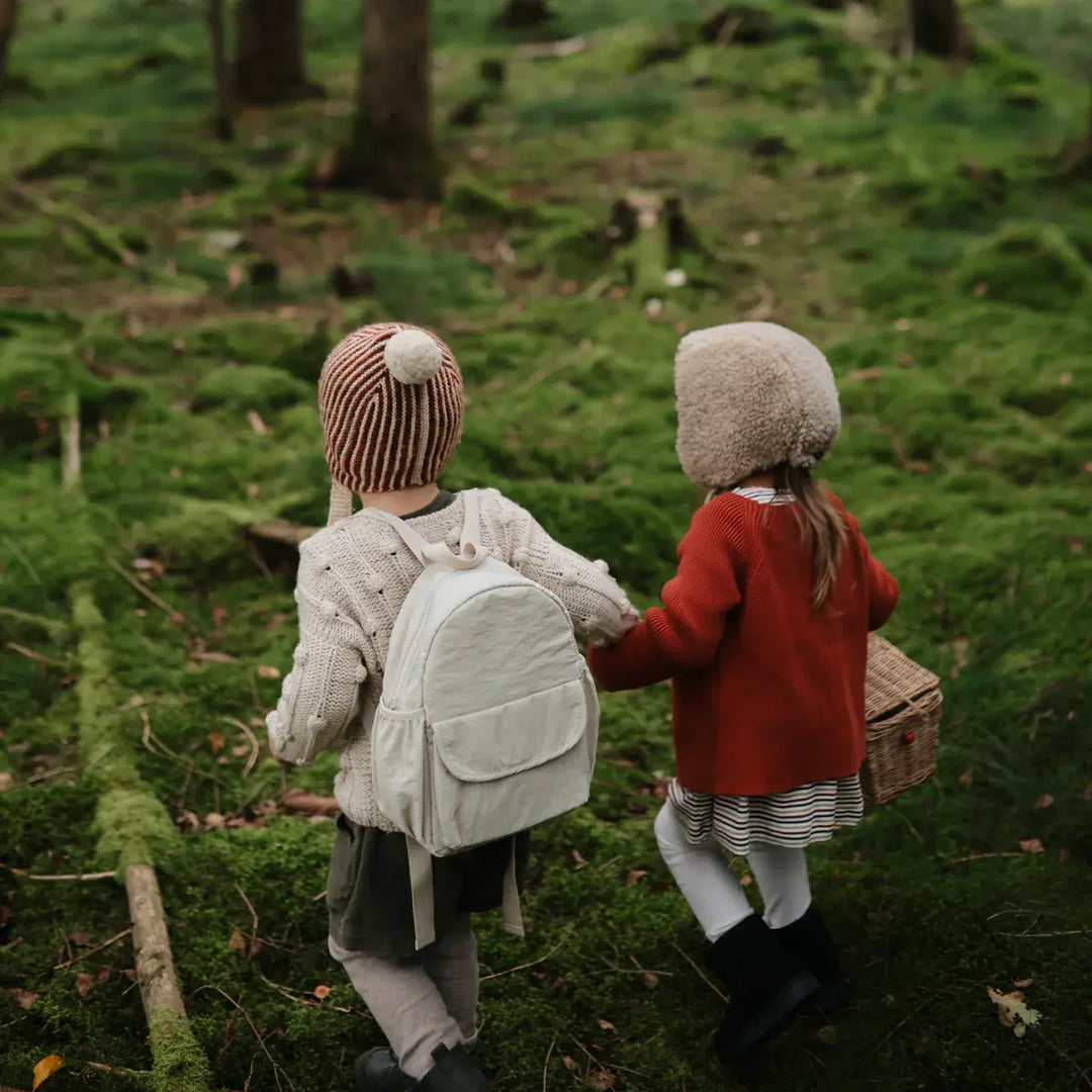 Mushie - Mini Sac à Dos pour Enfants, Brume