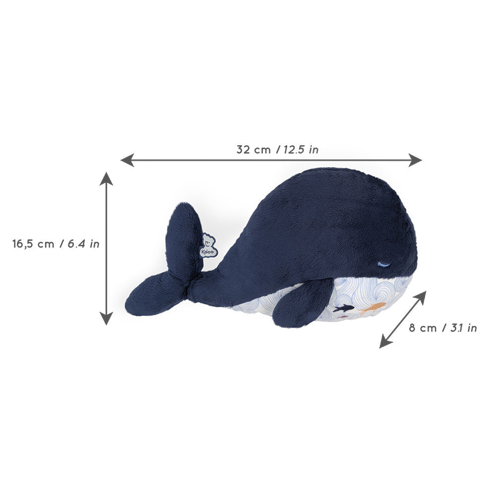 Peluche Bien-Être avec Bouillotte Amovible, Baleine