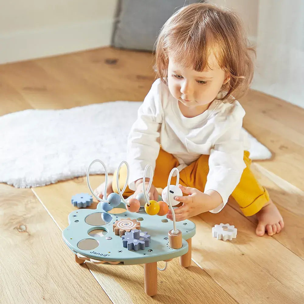 Janod - Mini Table d'Activités en Bois, Feuille