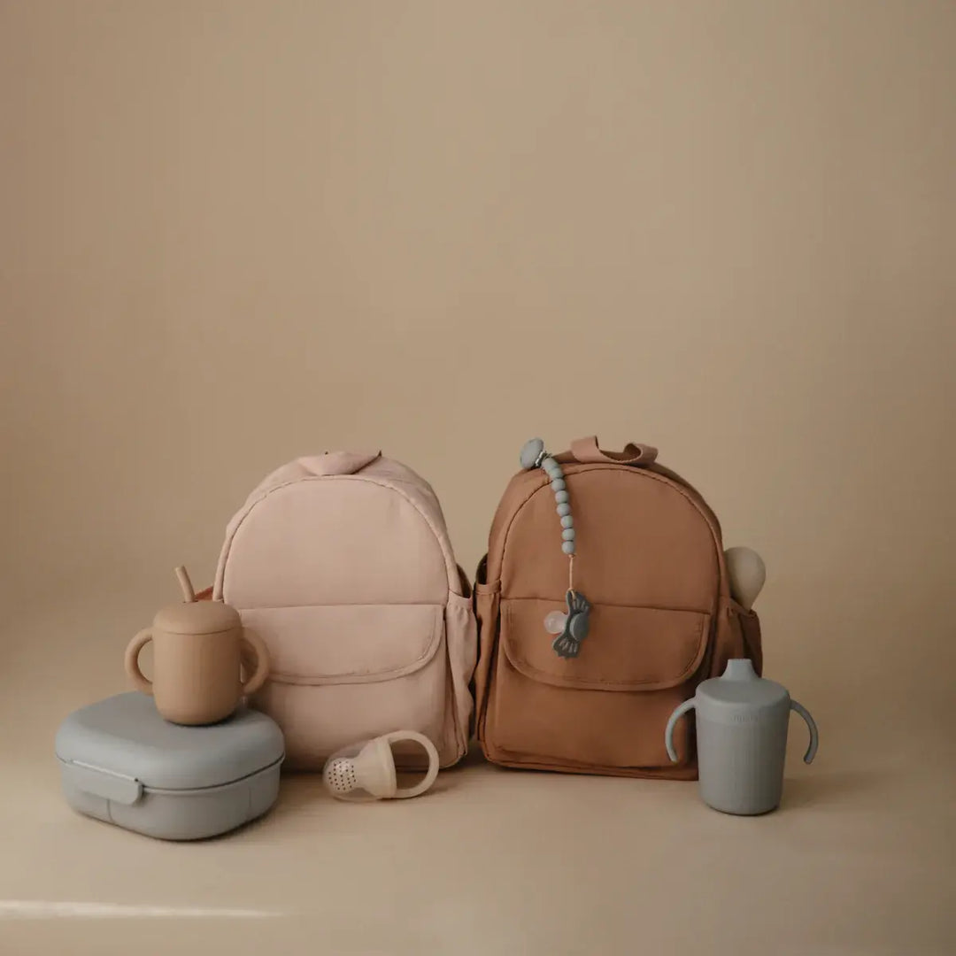 Mushie - Mini Sac à Dos pour Enfants, Naturel