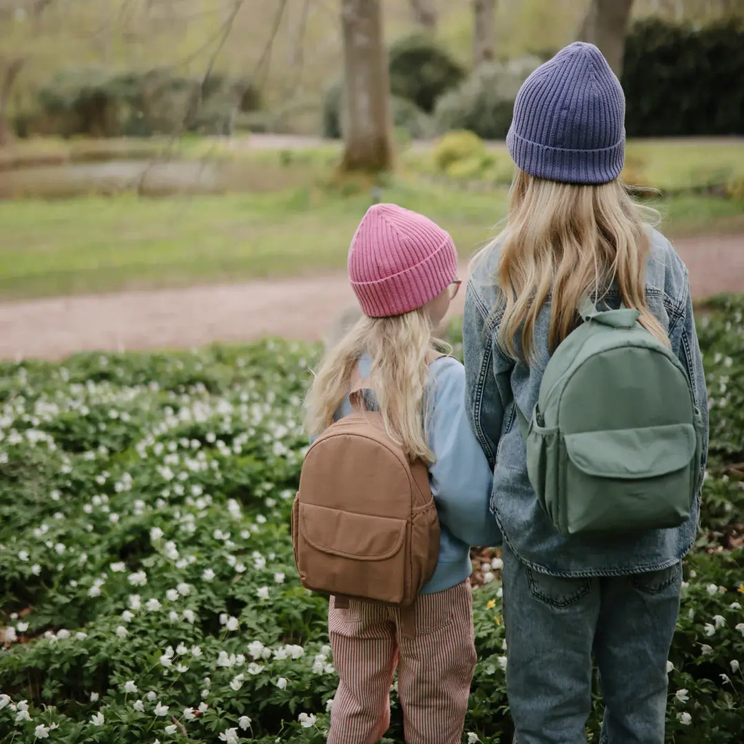 Mushie - Mini Sac à Dos pour Enfants, Naturel