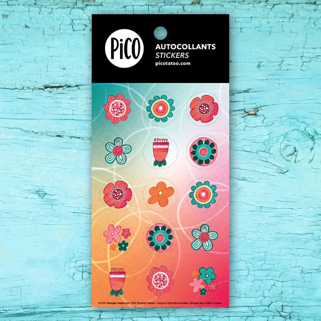 Pico Tatoo - Lot de 10 Feuilles d'Autocollants, Délicat