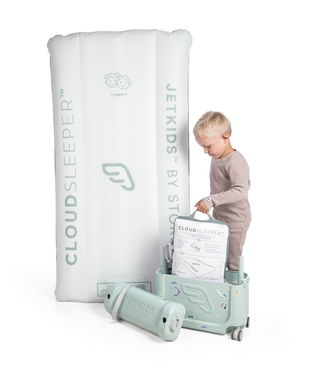 Stokke - Matelas de Voyage Gonflable pour Enfant JetKids CloudSleeper