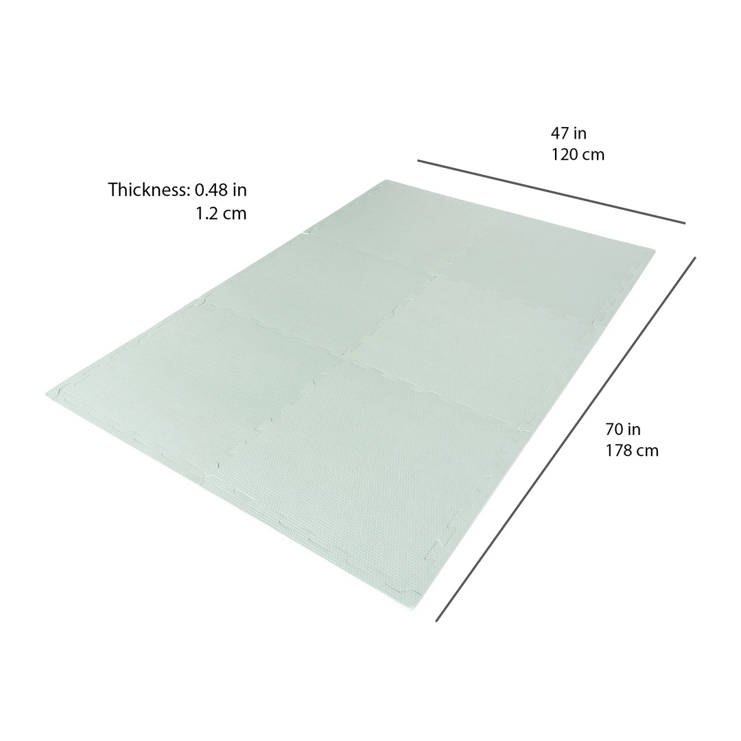 3 Sprouts - EVA Foam Play Mat, Seafoam