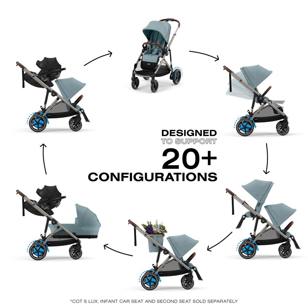 Cybex e-Gazelle S - Poussette à Assistance Électronique