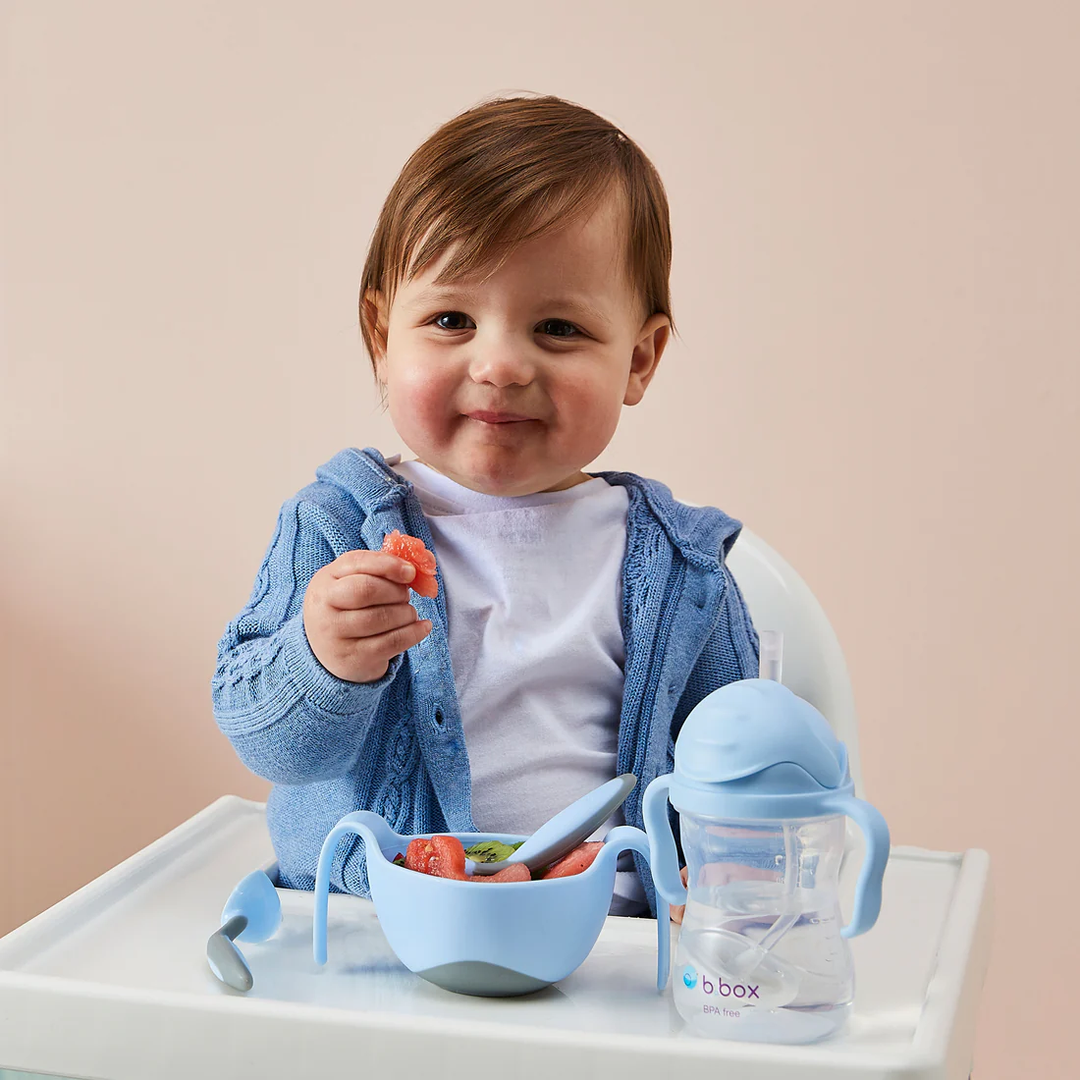 b.box - Sippy Cup with Weighted Straw, Boysenberry